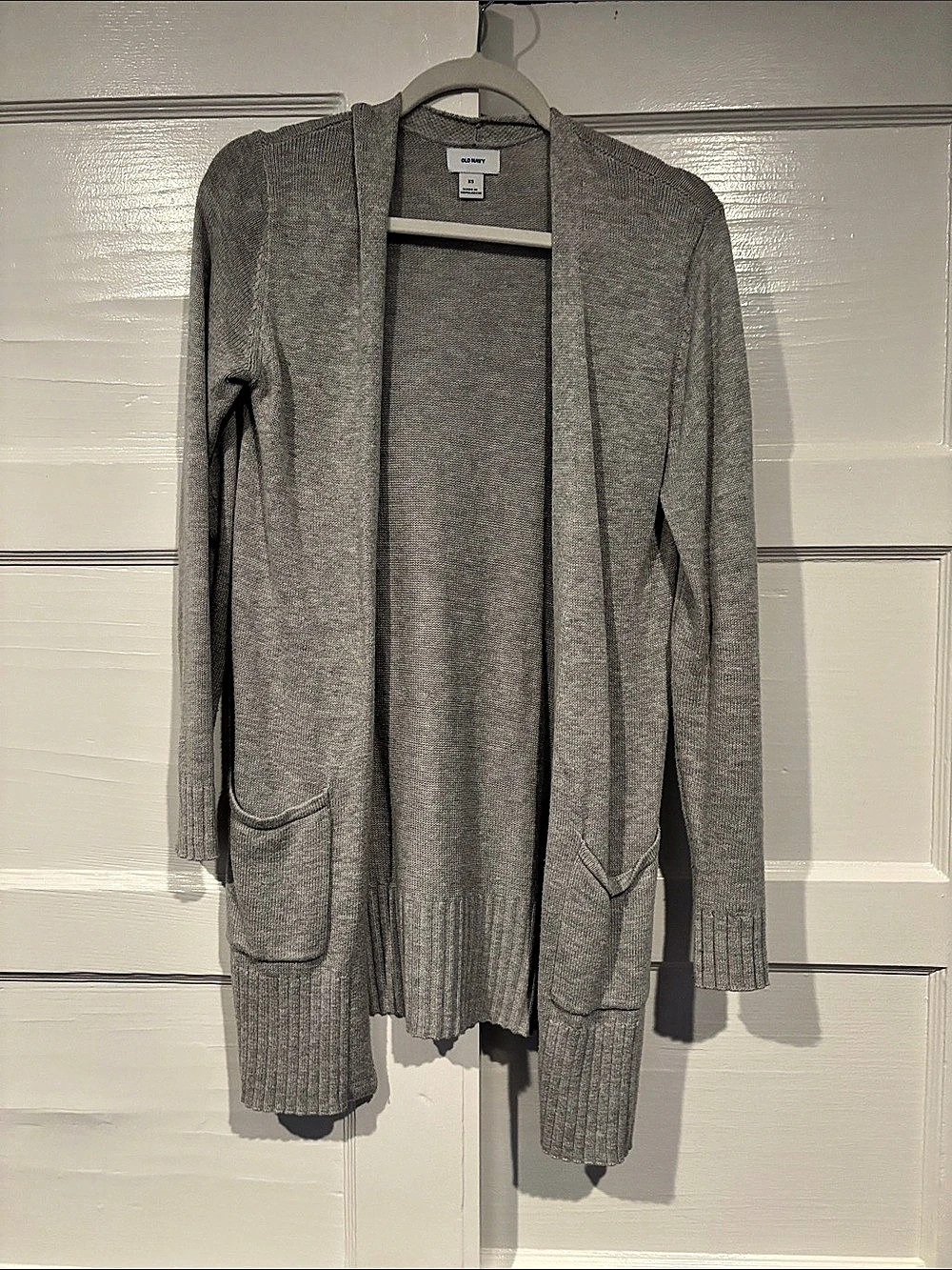 Old Navy Long Open Front Cardigan Gray XS